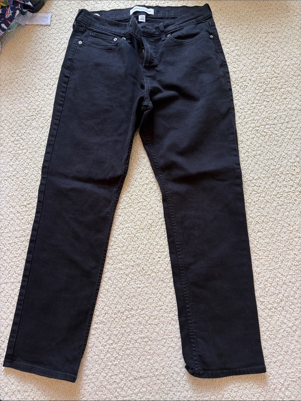 Calvin Klein Jeans Straight Black Denim